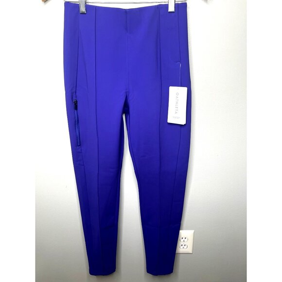Athleta Glacier Snow Skinny Pant Purple Athleisure Wear Size 6 - Picture 7 of 17
